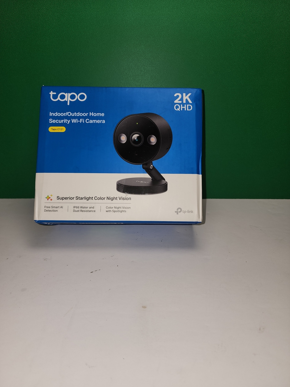 TP-Link QHD Tapo 2K+ Indoor/Outdoor Wired Security Wi-Fi Camera - Black